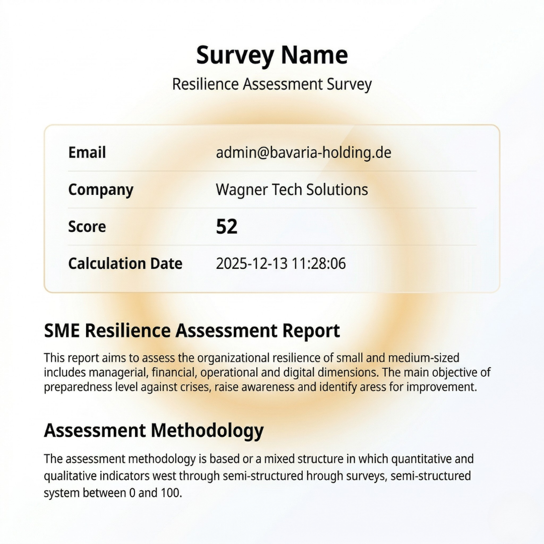 Resilience PDF report