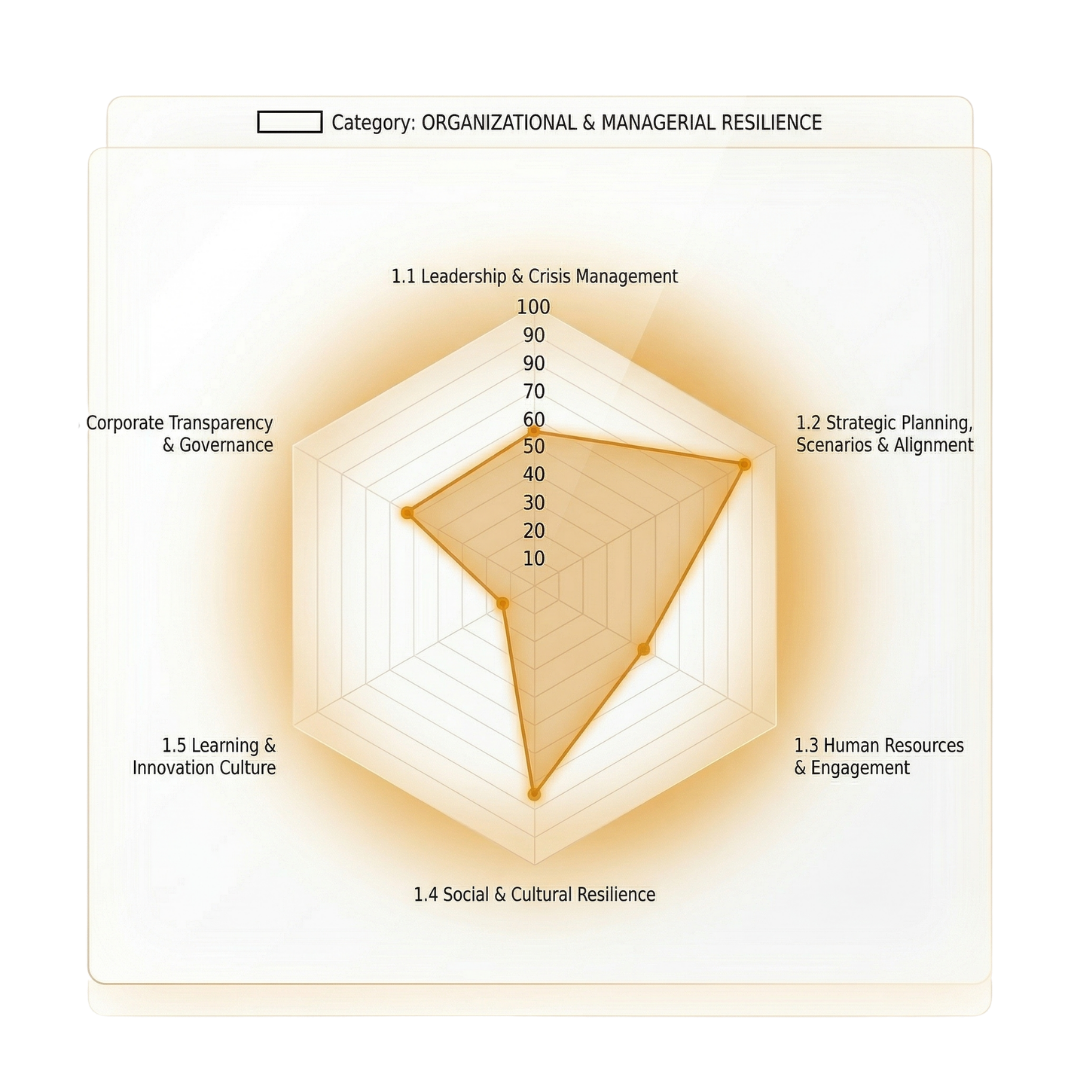 Resilience radar chart